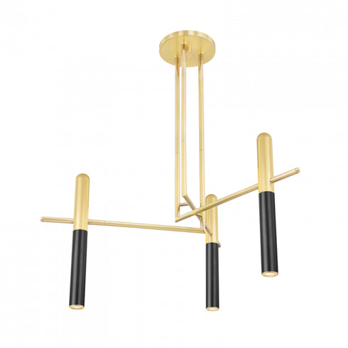 Hudson Valley Thurston 3 Light Chandelier Model: 2536-AOB