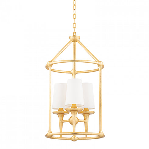 Hudson Valley Torch 3 Light Chandelier Model: 6617-GL