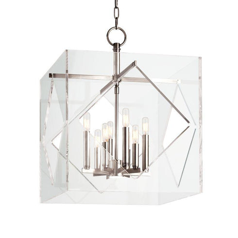 Hudson Valley Travis 8 Light Pendant Model: 5920-AGB
