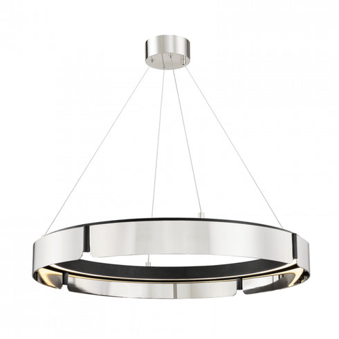 Hudson Valley Tribeca Medium LED Chandelier Model: 2933-AGB/BK