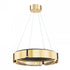 Hudson Valley Tribeca Small LED Chandelier Model: 2922-AGB/BK