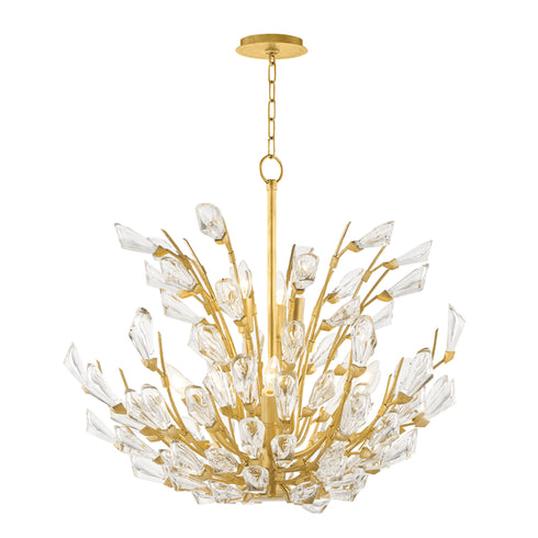 Hudson Valley Tulip 9 Light Chandelier Model: 7228-GL
