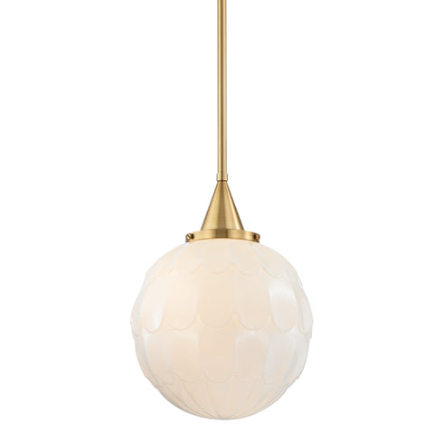 Hudson Valley Tybalt 1 Light Pendant Model: 4815-AGB
