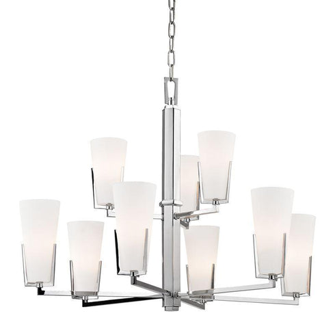 Hudson Valley Upton 9 Light Chandelier Model: 1809-AGB