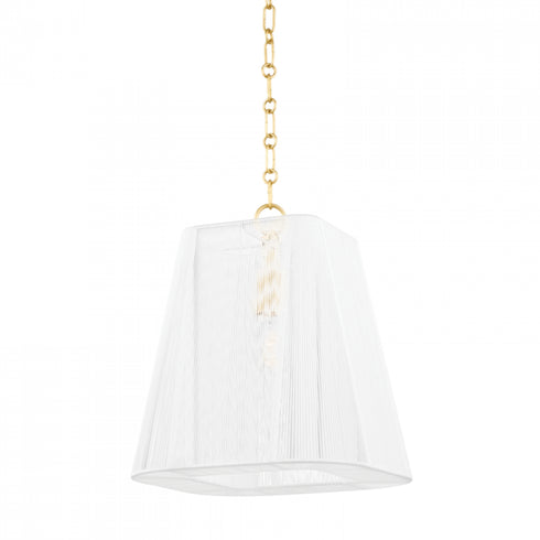 Hudson Valley Verona Beach 1 Light Small Pendant Model: 7614-AGB