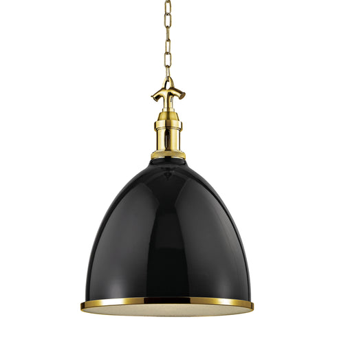 Hudson Valley Viceroy 1 Light Large Pendant Model: 7718-WAGB