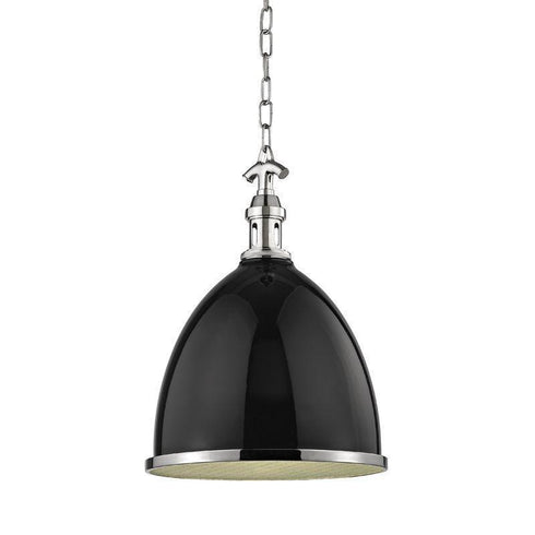Hudson Valley Viceroy 1 Light Small Pendant Model: 7714-BPN