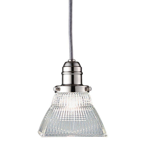 Hudson Valley Vintage 1 Light Pendant Model: 3102-OB-45C