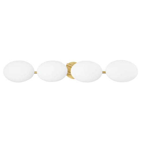 Hudson Valley Wagner 4 Light Bath Bracket Model: 5534-PN