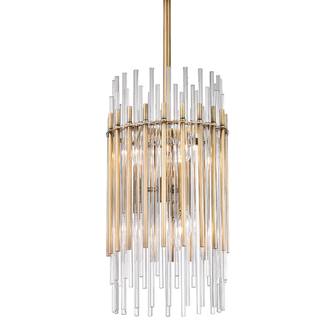Hudson Valley Wallis 6 Light Pendant Model: 6310-AGB