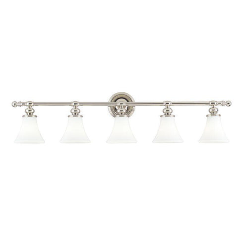 Hudson Valley Weston 5 Light Bath Bracket Model: 4505-PN
