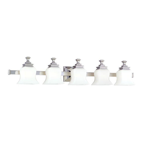 Hudson Valley Wilton 5 Light Bath Bracket Model: 5505-PN