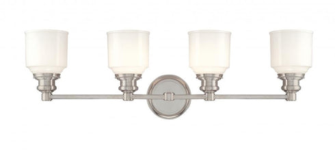 Hudson Valley Windham 4 Light Bath Bracket Model: 3404-SN
