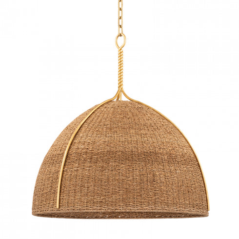Hudson Valley Woodlawn 1 Light Pendant Model: 1728-VGL