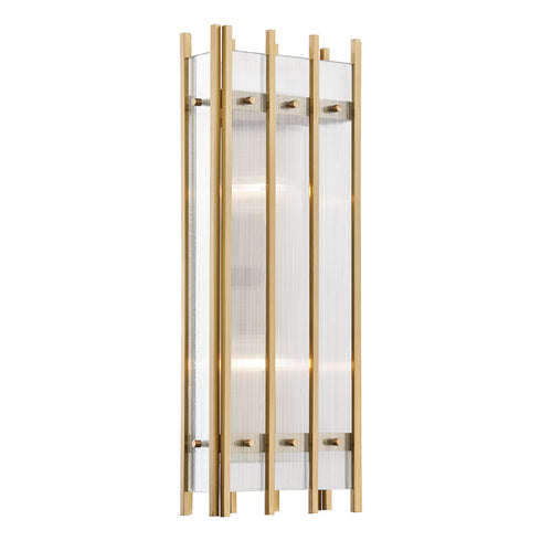 Hudson Valley Wooster 2 Light Wall Sconce Model: 7500-AGB