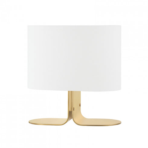 Hudson Valley Wright 1 Light Table Lamp Model: L1625-AGB
