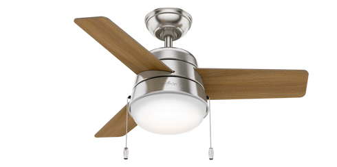 Hunter Fans Aker Fan With LED Light 36 Inch Model: 59303