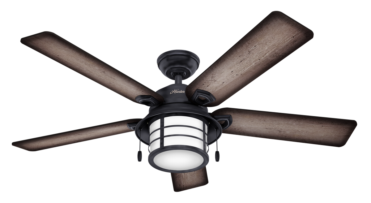 Hunter Fans Key Biscayne Outdoor Fan With Light 54 Inch Model 59135