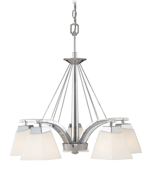 KD-CHD005CH Vaxcel Kendall 5L Chandelier Chrome