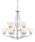 KD-CHU009CH Vaxcel Kendall 9L Chandelier Chrome