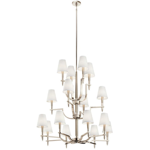 Kichler 16 Light Foyer Chandelier Model: 44312PN