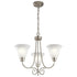 Kichler Bixler 3 Light Chandelier Model: 43937NI