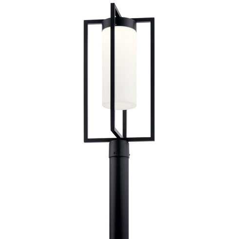 Kichler Drega 1 Light LED Outdoor Post Mt Model: 59073BKLED
