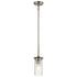 Kichler Kayde 1 Light Mini Pendant Model: 42125CLP