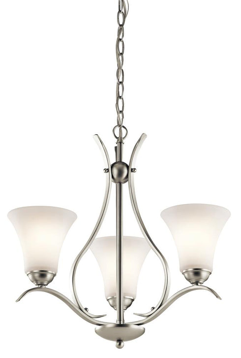 Kichler Keiran 3 Light Chandelier Model: 43503NI
