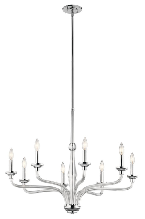 Kichler Loula 8 Light Chandelier Model: 43809CH