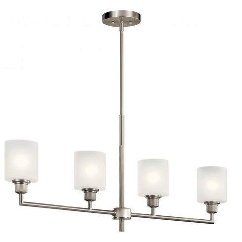 Kichler Lynn Haven 4 Light Linear Chandelier Model: 52285NI