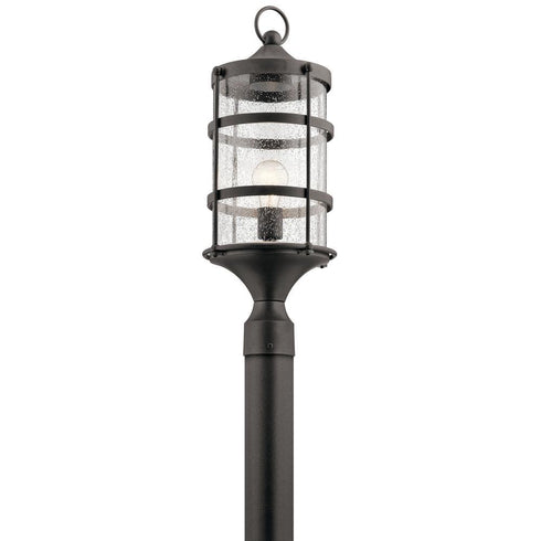 Kichler Mill Lane 1 Light Outdoor Post Mt Model: 49963AVI