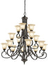 Kichler 16 Light LED Chandelier Model: 43192OZL18