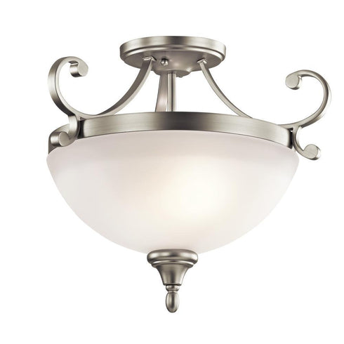 Kichler Monroe 2 Light Semi Flush Model: 43169OZ