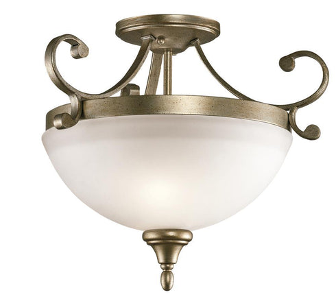Kichler Monroe 2 Light Semi Flush Model: 43169OZ