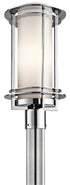 Kichler Pacific Edge 1 Light Outdoor Post Mt Model: 49349AZ
