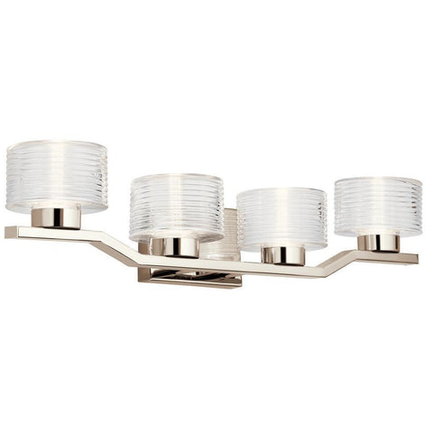 Kichler Ridgewood 4 Light LED Bath Model: 45724PNLED