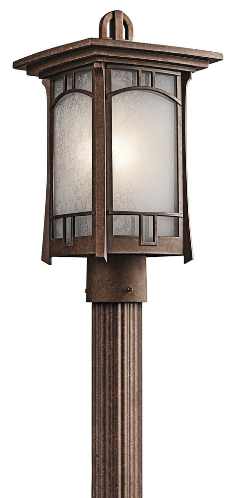 Kichler Soria 1 Light Outdoor Post Mt Model: 49453AGZ