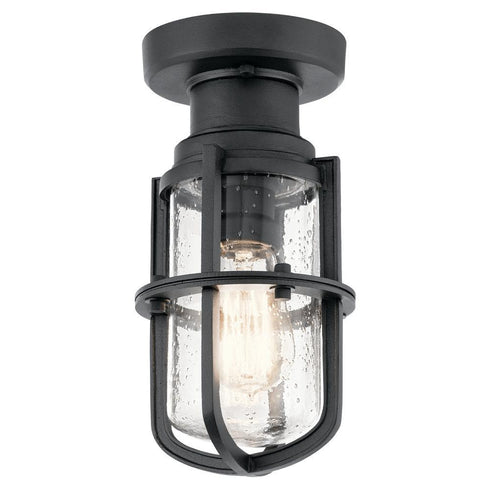 Kichler Suri 1 Light Outdoor Ceiling Model: 49861BKT