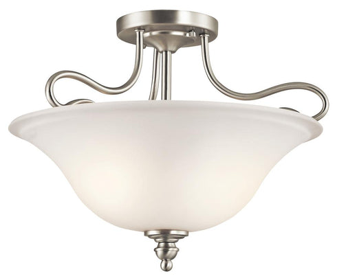 Kichler Tanglewood 2 Light Semi Flush Model: 42900NI