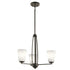 Kichler Tao 3 Light Chandelier Model: 44050OZ