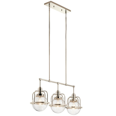 Kichler Triocent 3 Light Linear Chandelier Model: 44205PN