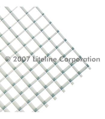 LiteLine 1x1x1 Inch Aluminum Louver 24 Inch X 24 Inch Model: AL100-22 BWE