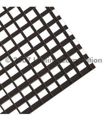 LiteLine 1x1x1 Inch Aluminum Louver 24 Inch X 48 Inch Model: AL100-24 BL