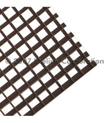 LiteLine 1x1x1 Inch Aluminum Louver 24 Inch X 48 Inch Model: AL100-24 BR