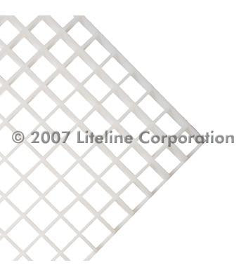 LiteLine 2x 2x 2 Inch Styrene White 11 4x 47 4 Louver Model: ALP45-14