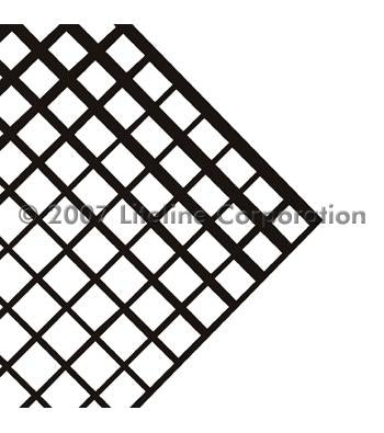 LiteLine 2x 2x 8 Inch Styrene Black 11 4x 47 4 Louver Model: ALP45-3-14BL