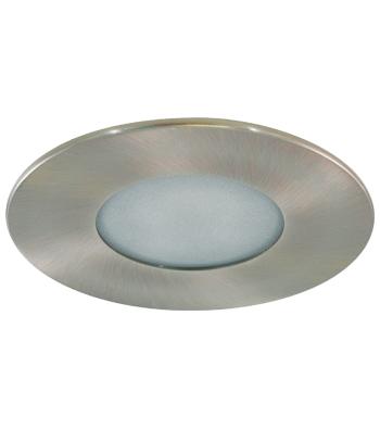 LiteLine 4 Inch Trim Mr16 35 Watt Shower Trim Brushed Model: HV4-TH4013-BN