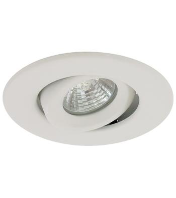 LiteLine 4 Inch Trim Mr16 75 Watt Gimbal 3 Clip Matte Model: GR-TH18R3-FWH