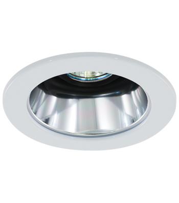 LiteLine 4 Inch Trim Mr16 75 Watt Gold Reflector White Model: GR-TH02-G